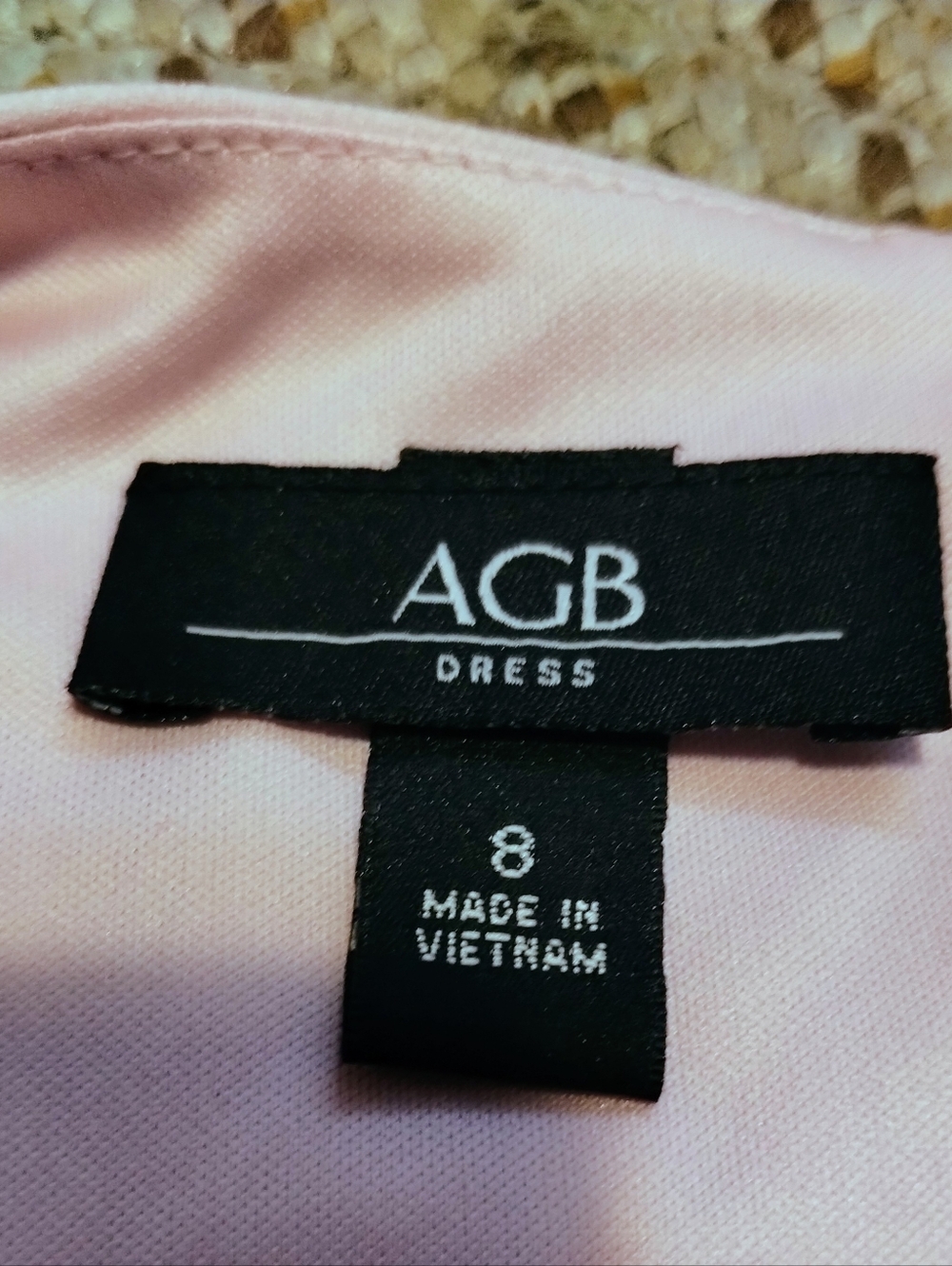 AGB Pink floral dress NWT - Picture 2 of 4